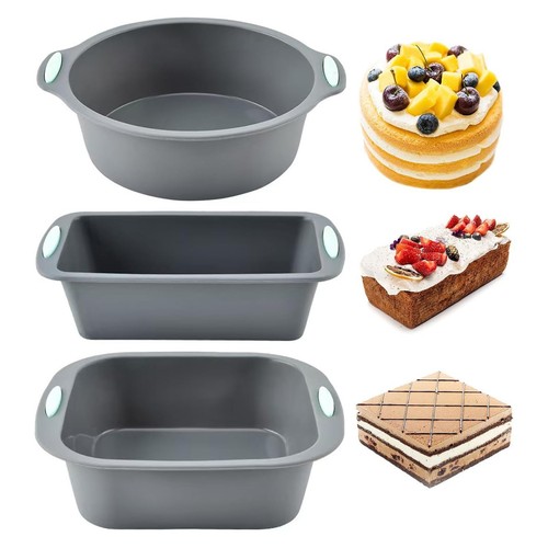 Silikon backform set - silikon-backform, 3-teilig